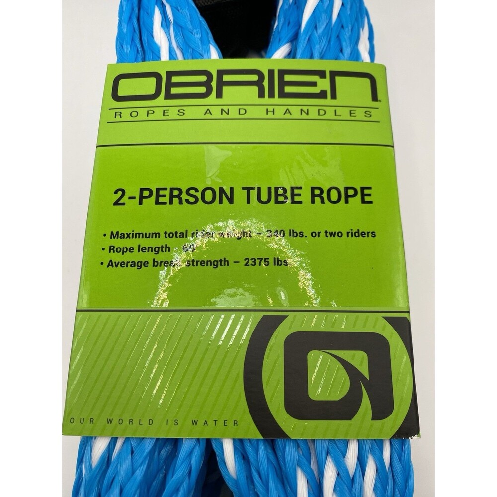 Obrien Ropes And Handles 2-person Tube Rope 60’ New In Box - Picture 5 of 5